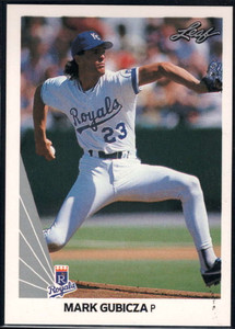 1990 Leaf #145 Mark Gubicza VG Kansas City Royals 