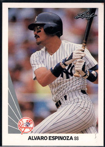 1990 Leaf #240 Alvaro Espinoza VG New York Yankees 