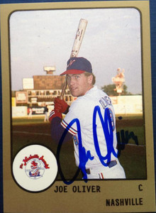 Joe Oliver Autographed 1988 Pro Cards #483