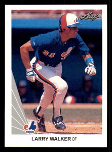 1990 Topps Larry Walker Montreal Expos #757 Baseball Card