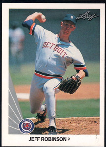 1990 Leaf #429 Jeff Robinson VG Detroit Tigers 