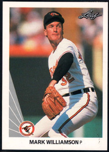 1990 Leaf #461 Mark Williamson VG Baltimore Orioles 