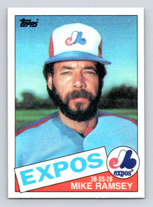 1985 Topps #62 Mike Ramsey VG Montreal Expos 