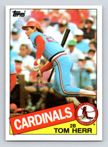 1985 Topps #113 Tom Herr VG St. Louis Cardinals 