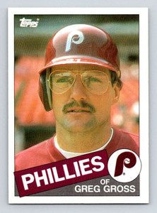 1980 Topps Greg Luzinski 120 Philadelphia Phillies Baseball