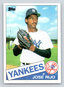 1985 Topps #238 Jose Rijo VG RC Rookie New York Yankees 