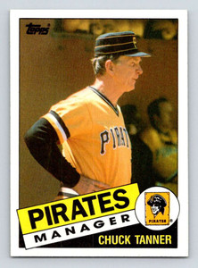 1985 Topps #268 Chuck Tanner MG VG Pittsburgh Pirates 