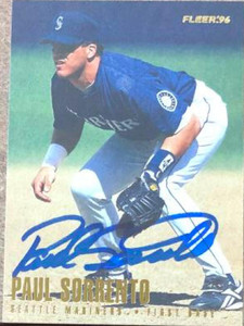Paul Sorrento Autographed 1996 Fleer Update #U84