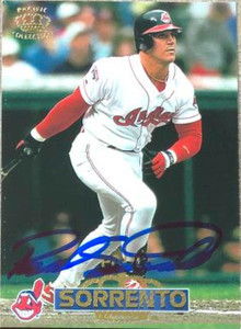 Paul Sorrento Autographed 1996 Pacific Crown Collection #306