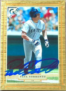 Paul Sorrento Autographed 1997 Topps Gallery #78