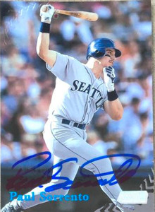 Paul Sorrento Autographed 1998 Stadium Club #177