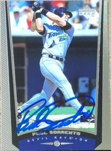Paul Sorrento Autographed 1999 Upper Deck #214