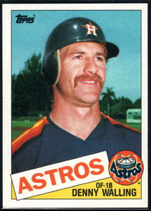 1985 Topps #382 Denny Walling VG Houston Astros 