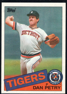 1985 Topps #435 Dan Petry VG Detroit Tigers 