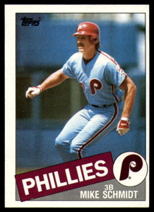 1985 Topps #500 Mike Schmidt VG Philadelphia Phillies 