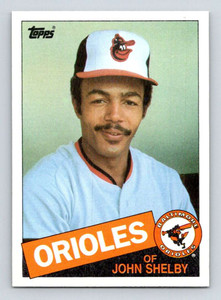 1985 Topps #508 John Shelby VG Baltimore Orioles 