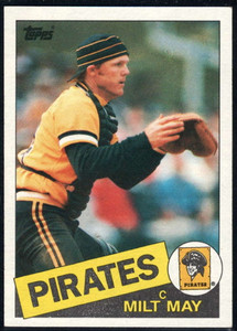 1985 Topps #509 Milt May VG Pittsburgh Pirates 