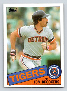 Tom Brookens - Detroit Tigers (MLB Baseball Card) 1989 Donruss