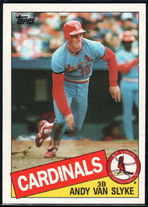1985 Topps #551 Andy Van Slyke VG St. Louis Cardinals 