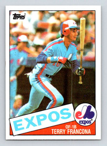 1985 Topps #578 Terry Francona VG Montreal Expos 