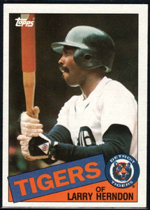 1985 Topps #591 Larry Herndon VG Detroit Tigers 