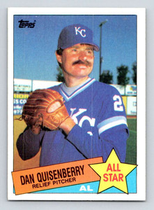 1986 Fleer #18 Dan Quisenberry VG Kansas City Royals - Under the Radar  Sports