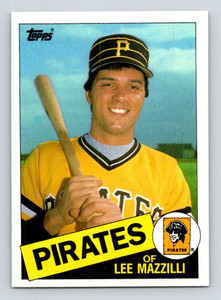 1985 Topps #748 Lee Mazzilli VG Pittsburgh Pirates 
