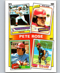 1986 Topps #6 Pete Rose Rose Special: '79-'82 VG Cincinnati Reds 