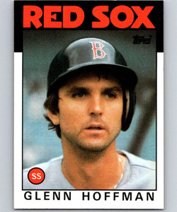 1986 Topps #38 Glenn Hoffman VG Boston Red Sox 