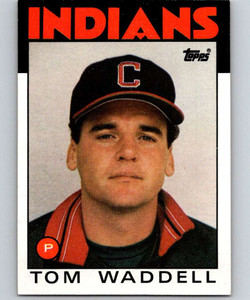 1986 Topps #86 Tom Waddell VG Cleveland Indians 