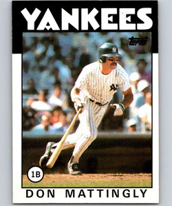 1986 Topps #180 Don Mattingly VG New York Yankees 