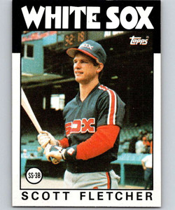1986 Topps #187 Scott Fletcher VG Chicago White Sox 
