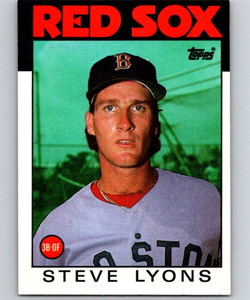 1986 Topps #233 Steve Lyons VG Boston Red Sox 