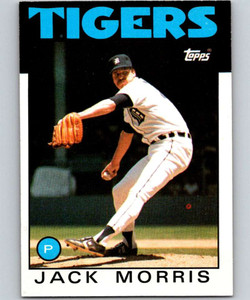 1986 Topps #270 Jack Morris VG Detroit Tigers 
