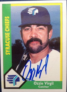 Ozzie Virgil Autographed 1990 CMC #22