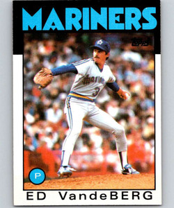 1986 Topps #357 Ed Vande Berg VG Seattle Mariners 