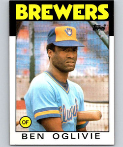 1986 Topps #372 Ben Oglivie VG Milwaukee Brewers 