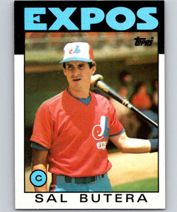 1986 Topps #407 Sal Butera VG Montreal Expos 