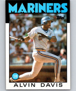 1986 Topps #440 Alvin Davis VG Seattle Mariners 