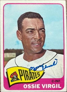 Ozzie Virgil Autographed 1965 Topps #571 Pittsburgh Pirates Card