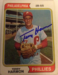 Terry Harmon Autographed 1974 Topps #642