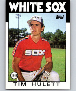 1986 Topps #724 Tim Hulett VG Chicago White Sox 