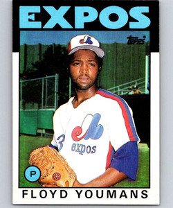 1986 Topps #732 Floyd Youmans VG Montreal Expos 