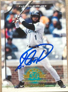 Luis Castillo Autographed 1998 Leaf #136