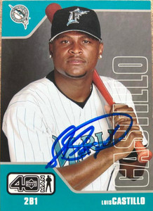 Luis Castillo Autographed 2002 Upper Deck Vintage #211