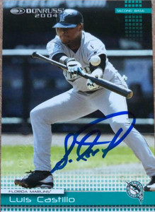 Luis Castillo Autographed 2004 Donruss #272