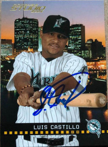 Luis Castillo Autographed 2004 Donruss Studio #81