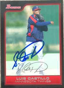 Luis Castillo Autographed 2006 Bowman #108