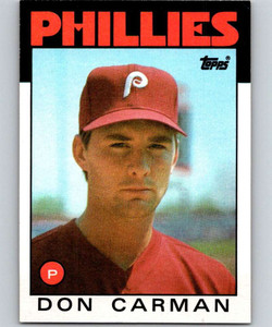 1986 Topps #532 Don Carman VG RC Rookie Philadelphia Phillies 
