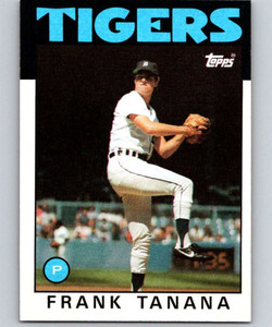 1986 Topps #592 Frank Tanana VG Detroit Tigers 